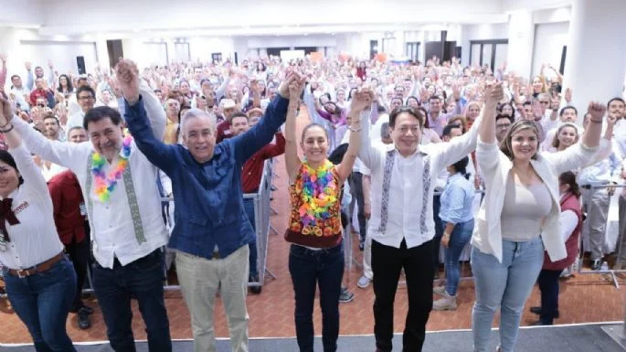 Abuchean a expriistas durante mitin de Sheinbaum en Culiacán, Sinaloa ...